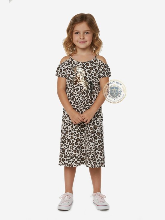 The Children's Place Other - The Children’s Place Girls Dress Animal Print Short Sleeve Sequin Unicorn Size M
